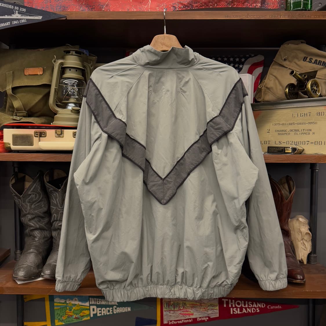 L/R 00s IPFU 1세대 US ARMY 오리지널 V 스카치 바람막이 상품이미지2