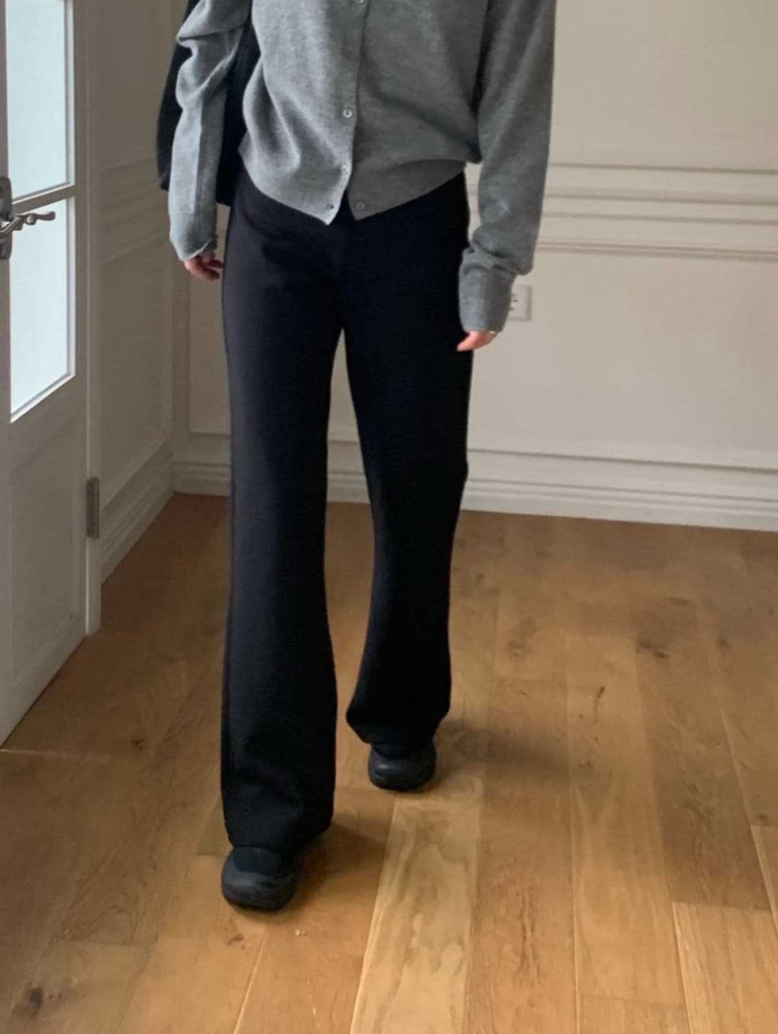 fllanel 플라넬 매직 부츠컷 속기모 밴딩 팬츠 M 상품이미지2