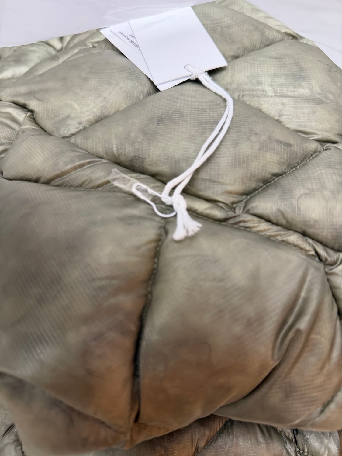 로아 누나 800 필파워 패딩 세이지 그린 상품이미지8