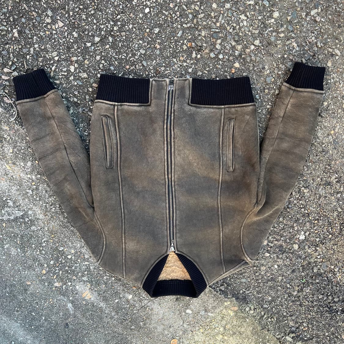 빈티지 양가죽 양털 무스탕 자켓  상품이미지2