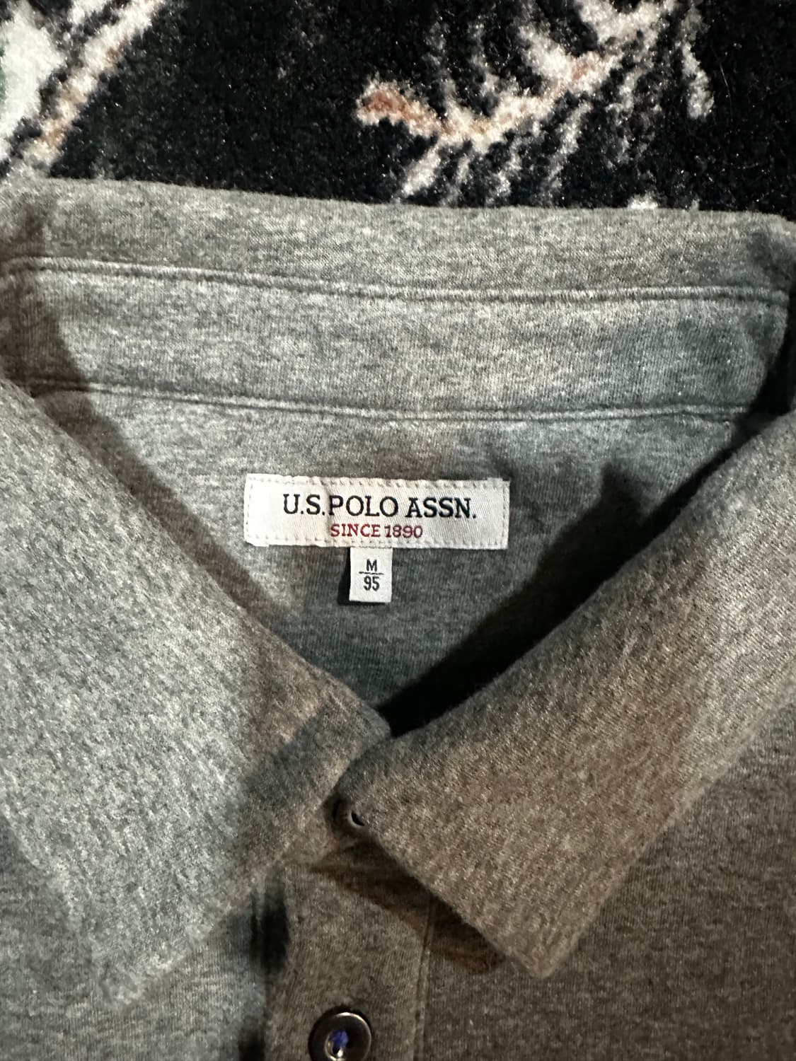 폴로 아쎈 플리스 긴팔 티셔츠 상품이미지2