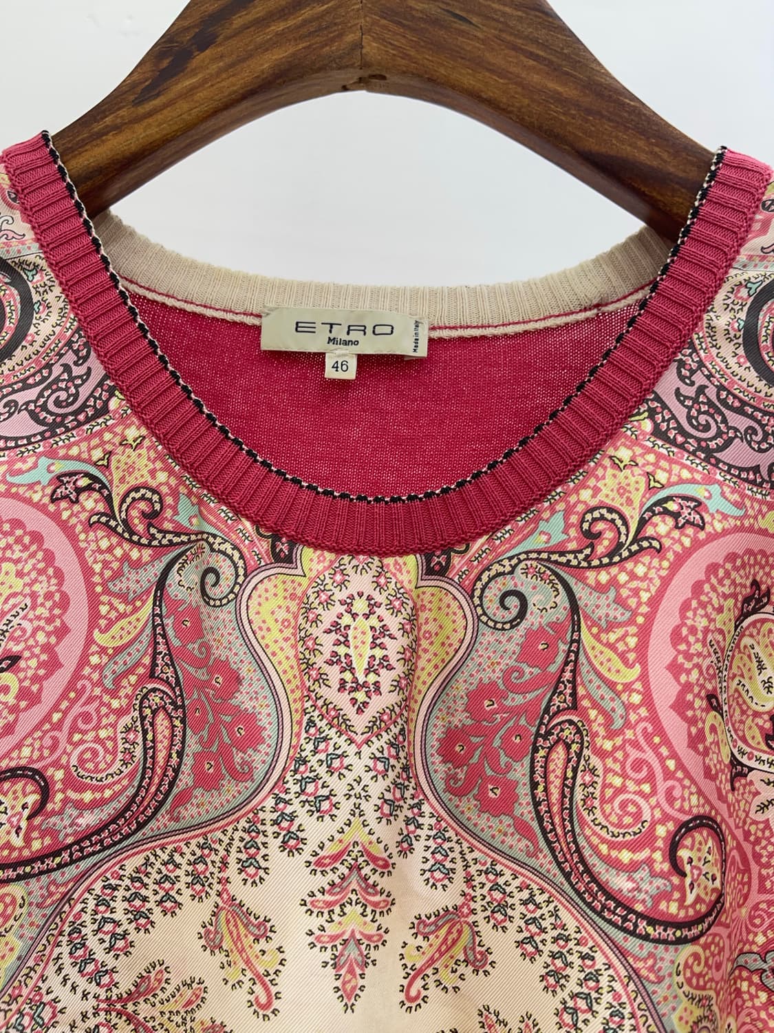 ETRO 니트 실크 반팔 상품이미지3