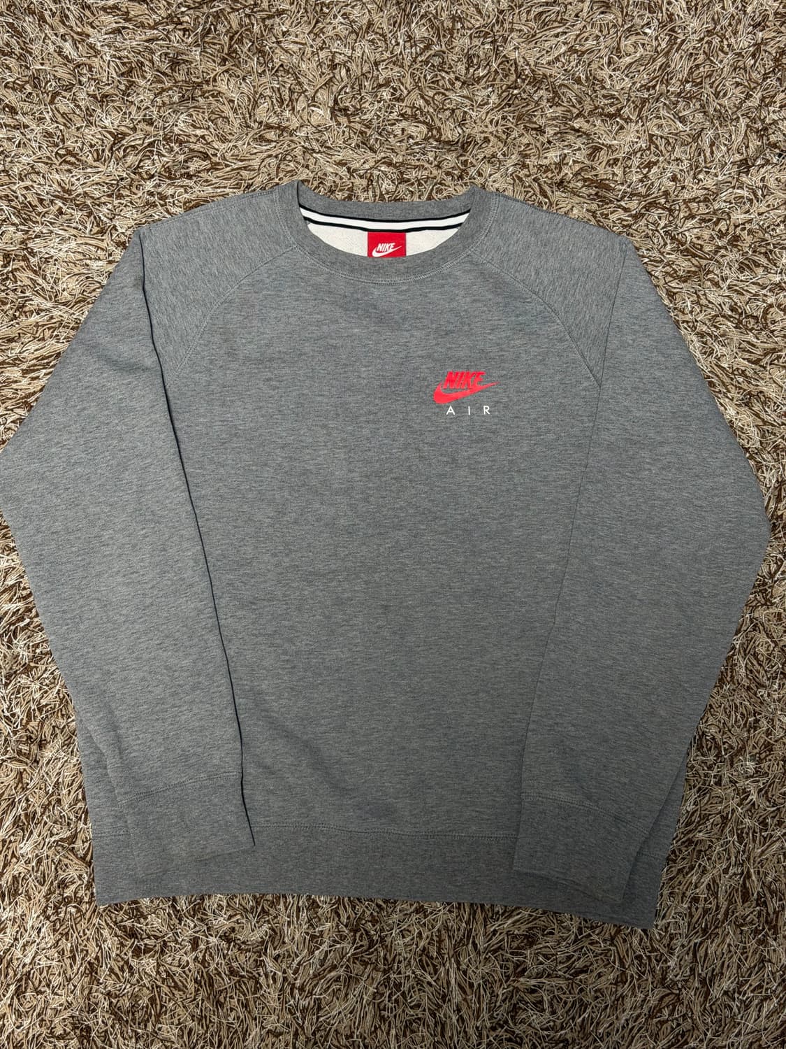 나이키 에어 그레이 맨투맨 티셔츠 상품이미지1