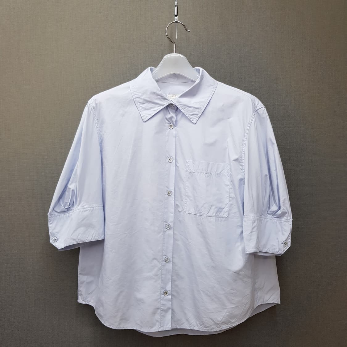 한섬 SJSJ 2022 코튼 블렌드 블라우스 76-90-155사이즈 상품이미지1