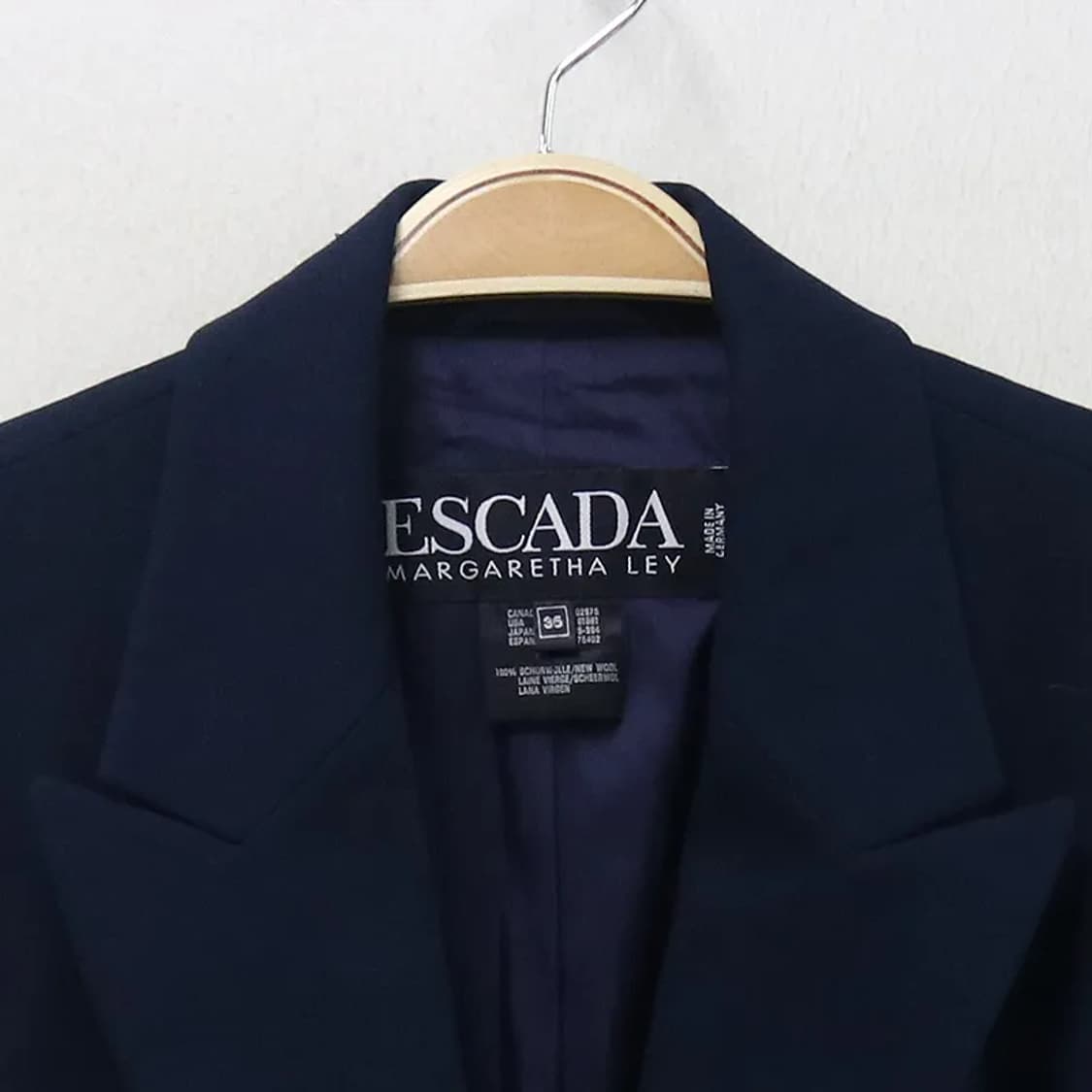 ESCADA 울 싱글 블레이저 65049 상품이미지5