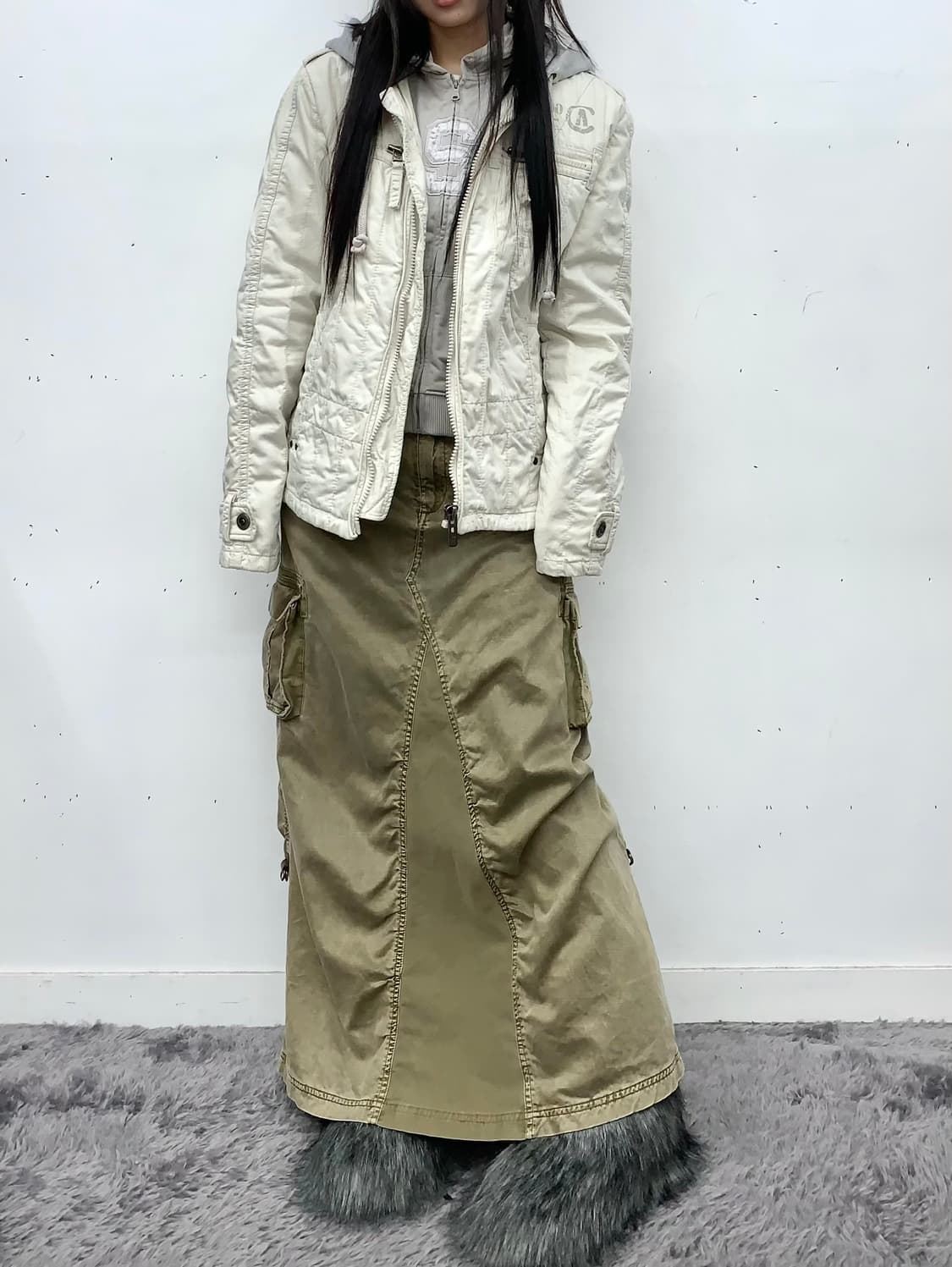 폴로 usa 실버 후드 집업 상품이미지3