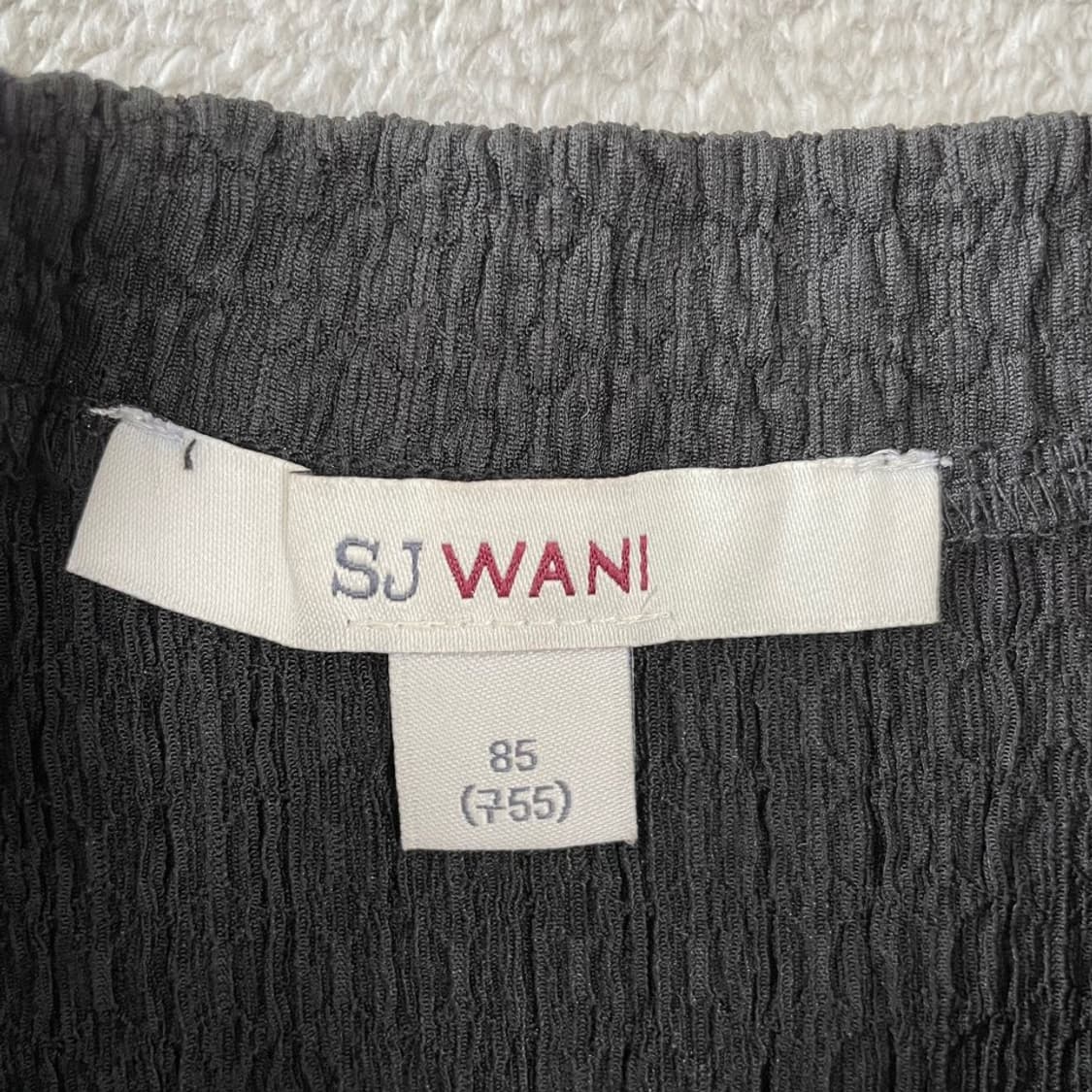 [85] SJ WANI 신형 여성 플리츠 반팔티 상품이미지4