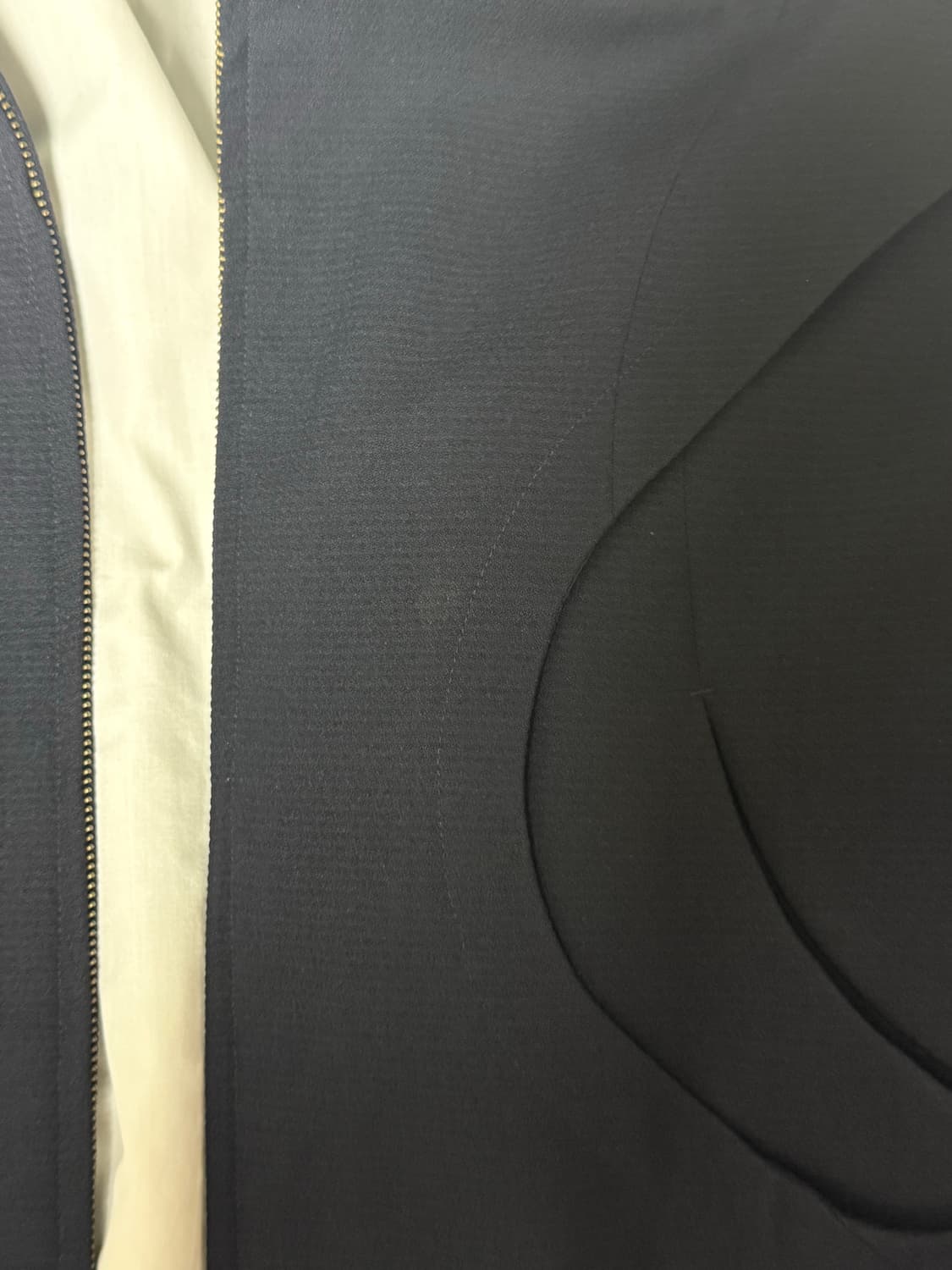 쿠어 (coor) 트위스트 패널드 블루종 점퍼 (워시드블랙) 상품이미지9