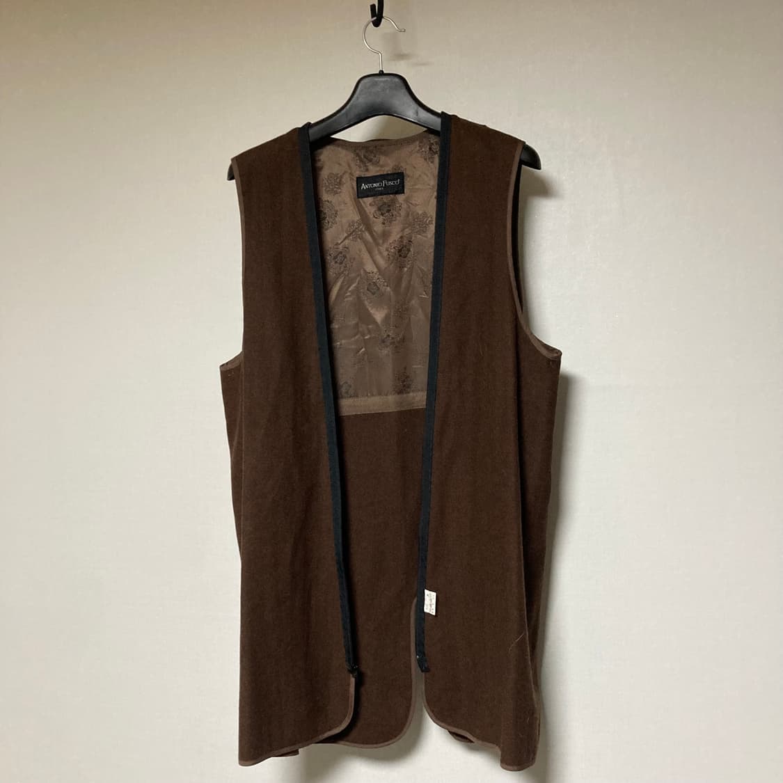 Antonio Fusco 이탈리아 트렌치코트 (카기브라운 / XL) 상품이미지7