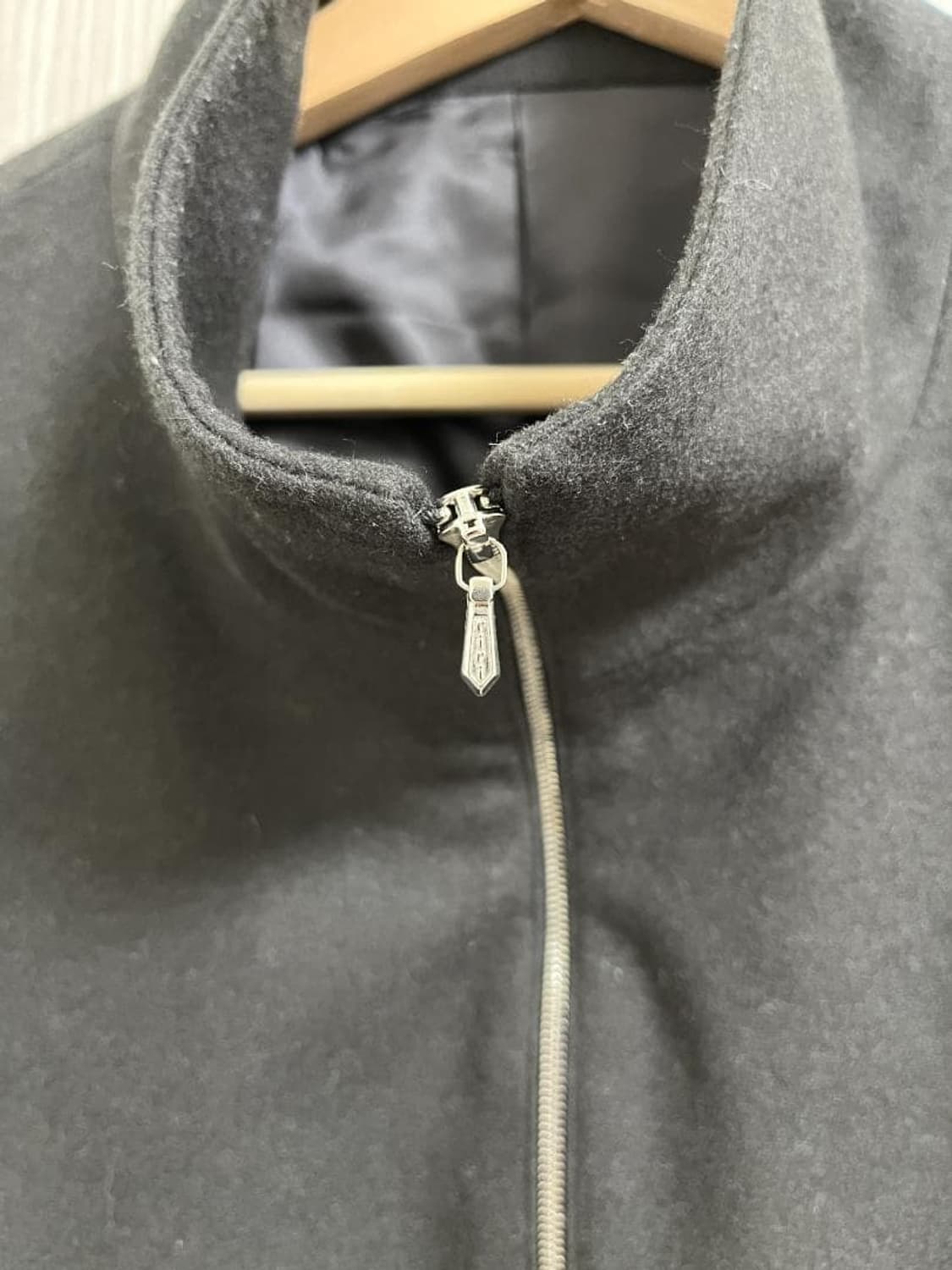 슈테인 stein 멜톤 집 울 하프 코트 상품이미지7