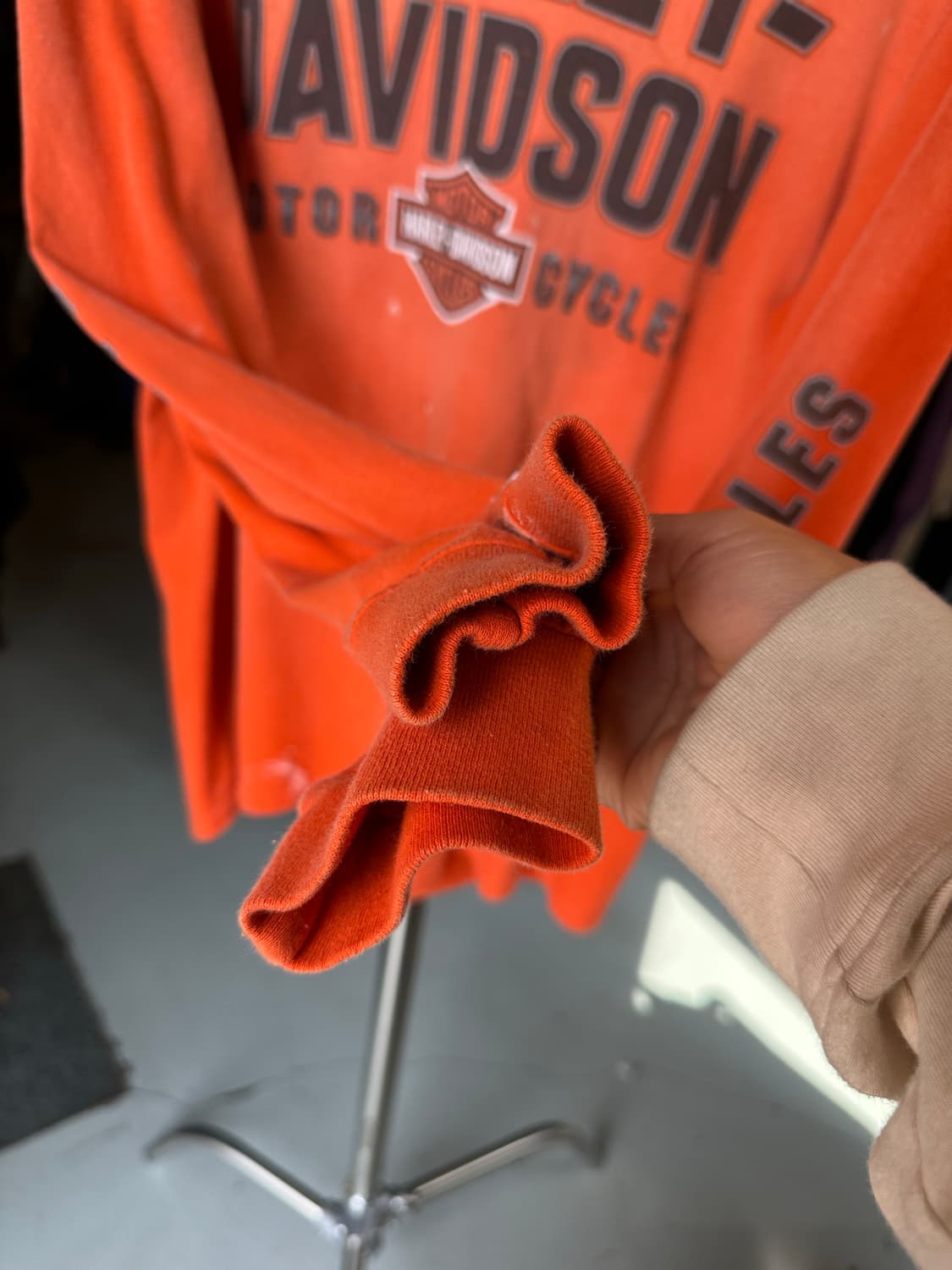 힐리데이비슨 페이드 프린팅 롱슬리브 티셔츠 상품이미지6