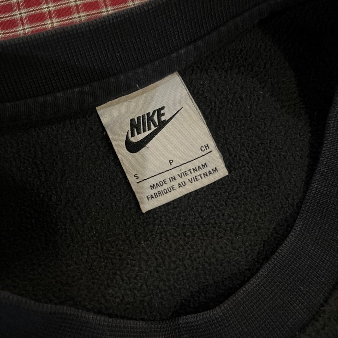 나이키 플리스 맨투맨 블랙 상품이미지7