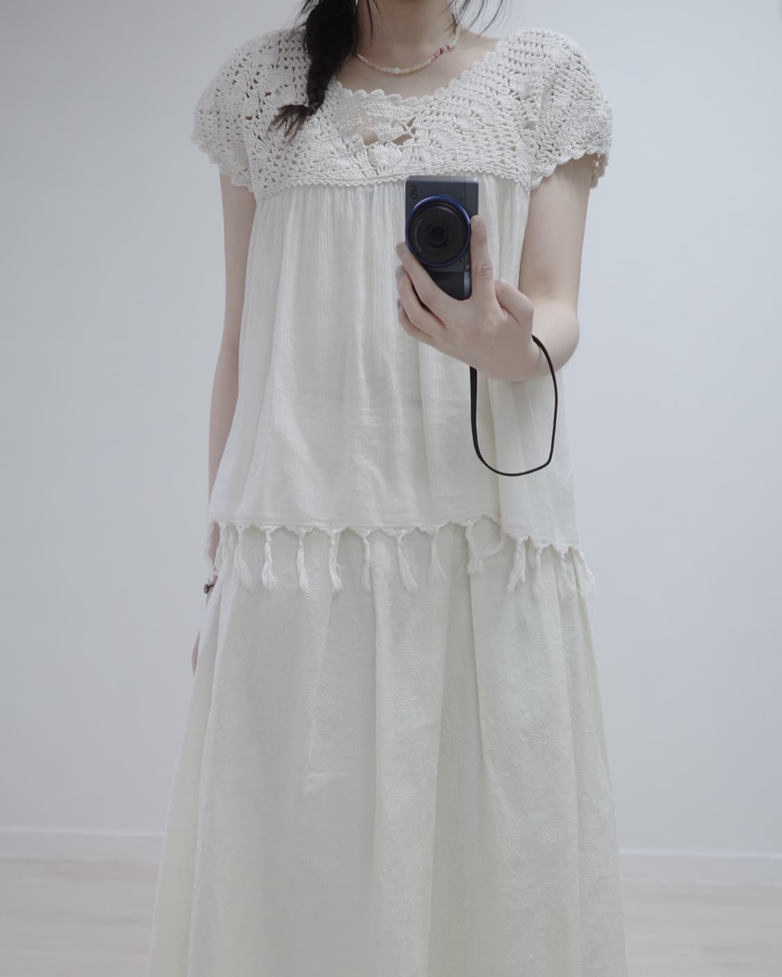 American eagle outfitters tassel blouse 상품이미지5