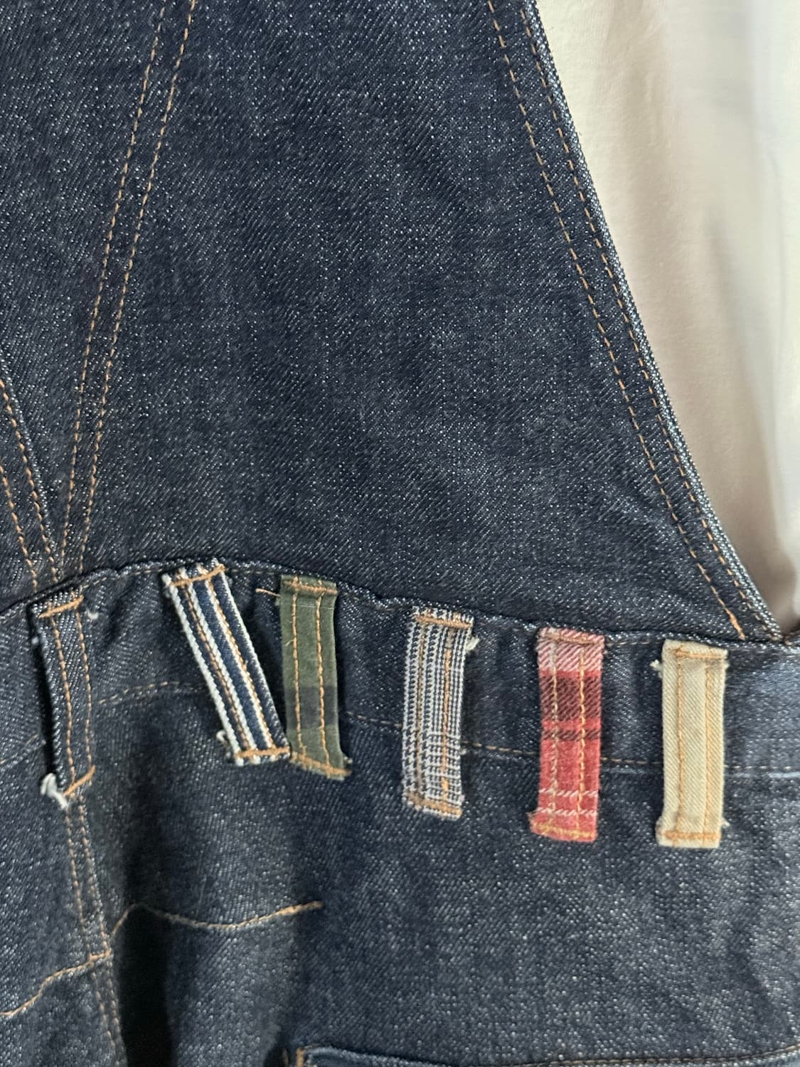 레드 포인트 멜빵바지🍒 상품이미지7