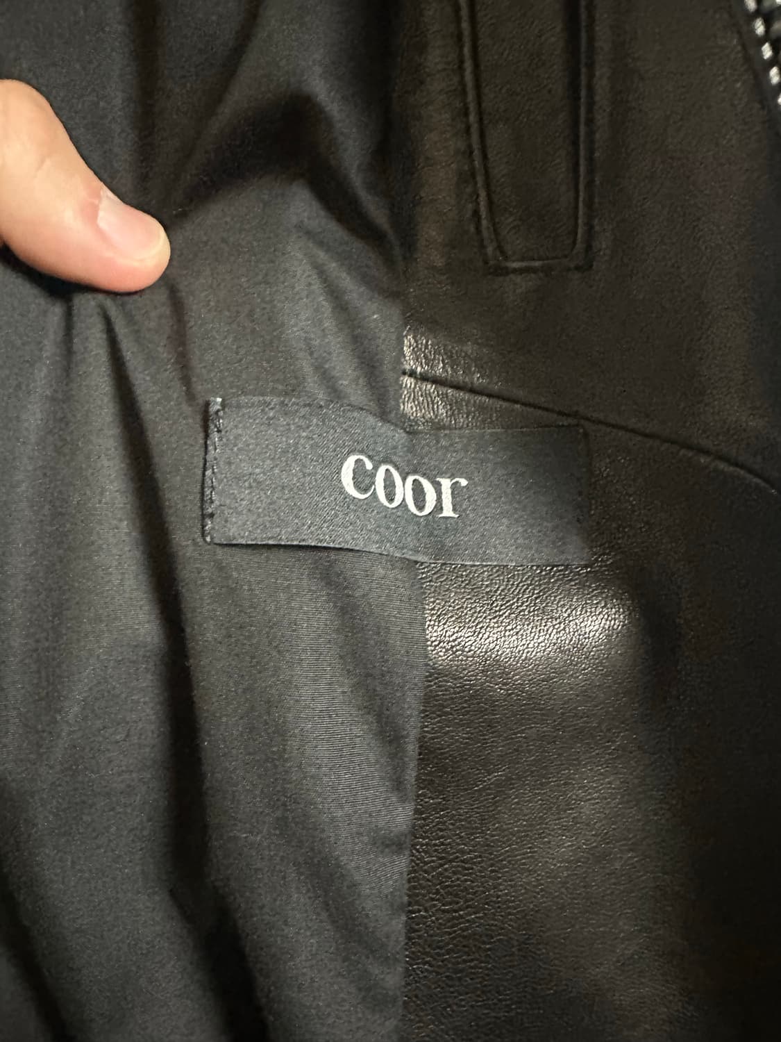 쿠어 램스킨 블루종 m 상품이미지4