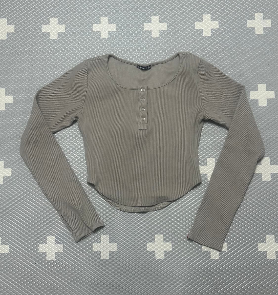 플리즈노팔로우 제니탑 긴팔 베이지 상품이미지3