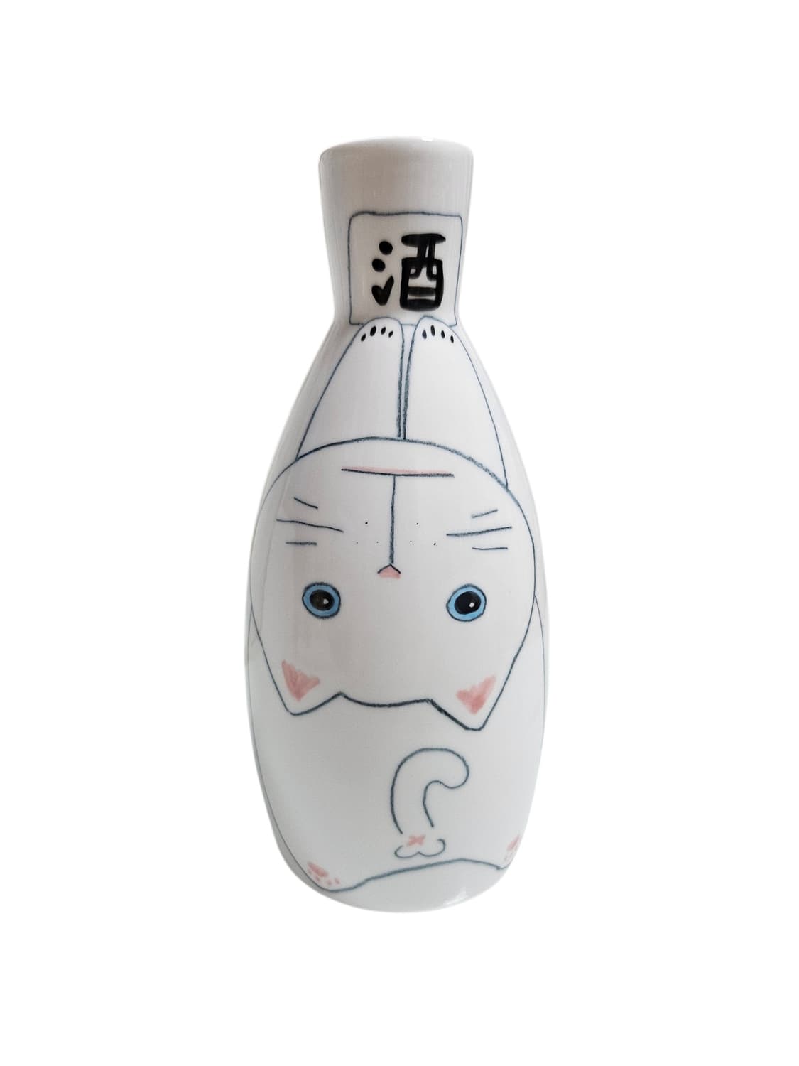 🍶 부뚜막고양이 핸드메이드 도자기 술병 술잔 5P 세트 상품이미지3