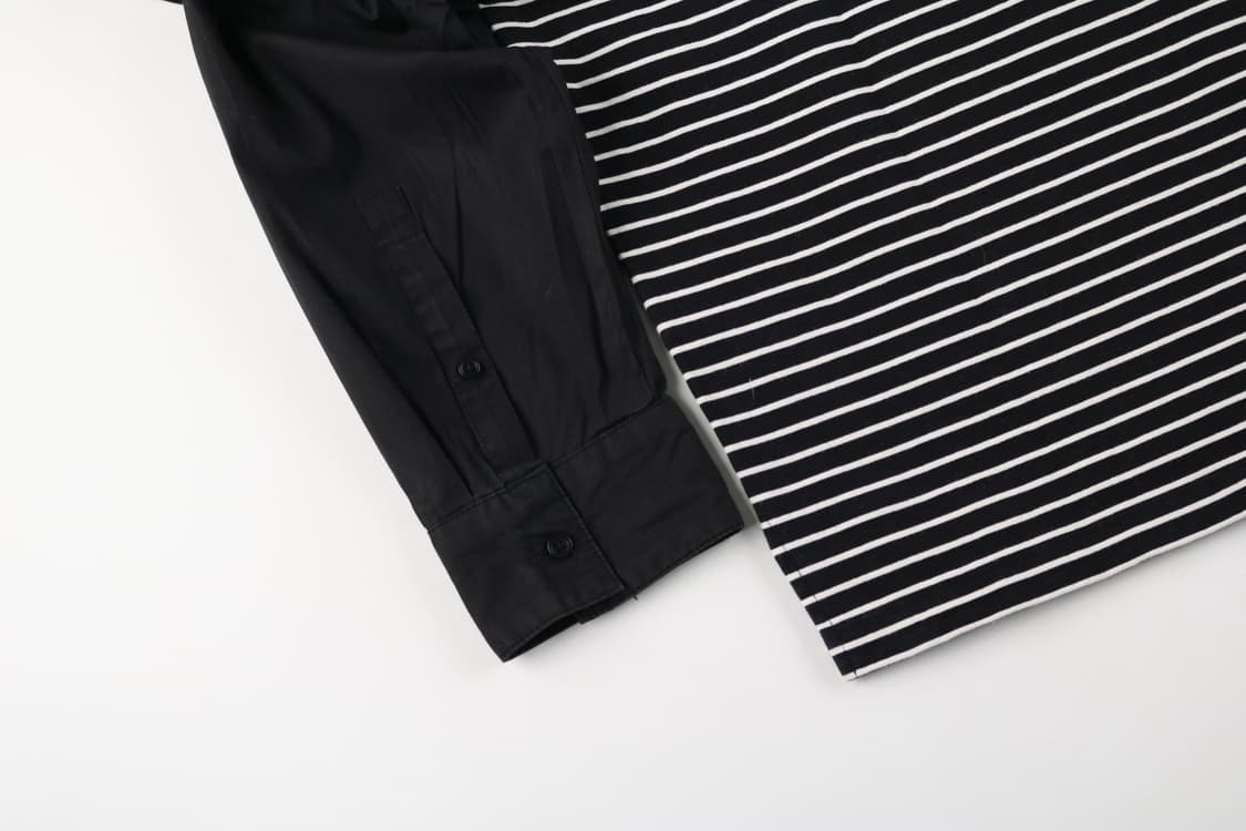 [46] 솔리드옴므 스트라이프 1/2 티셔츠 상품이미지7