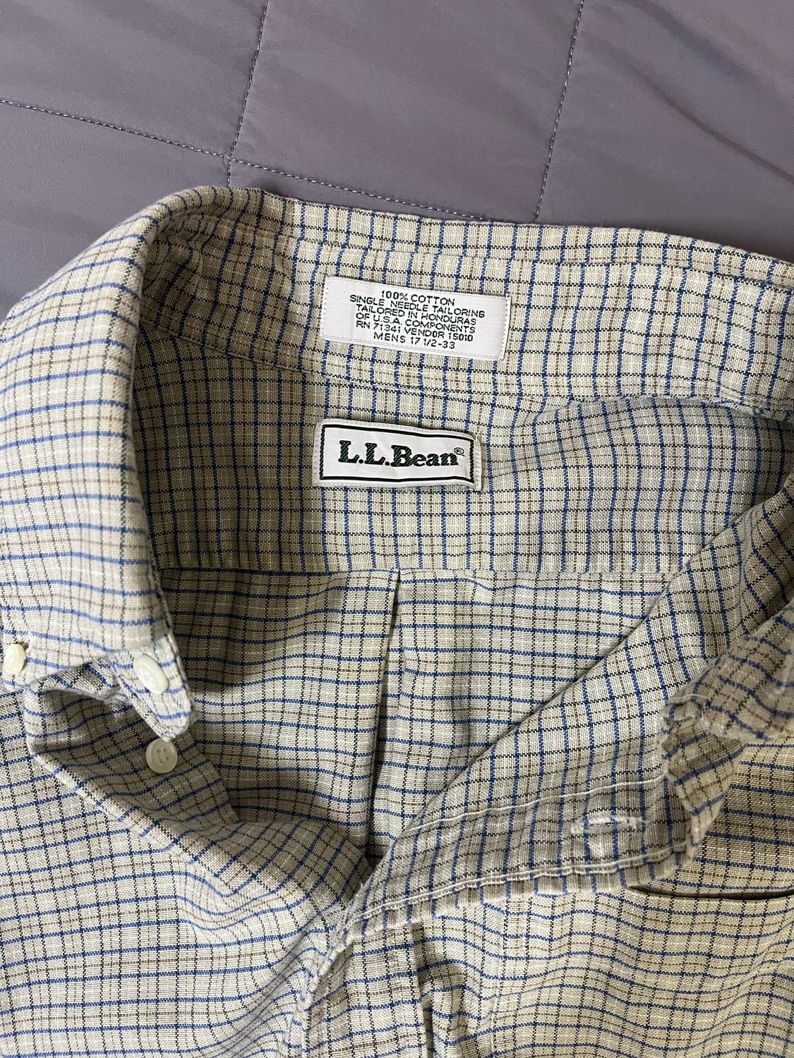 엘엘빈 체크셔츠 상품이미지4