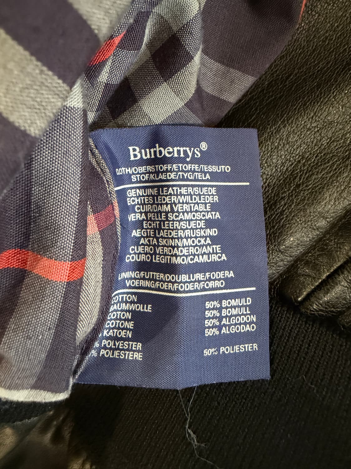 90's 버버리 램스킨 G-9 바라쿠타 레더 자켓 상품이미지6