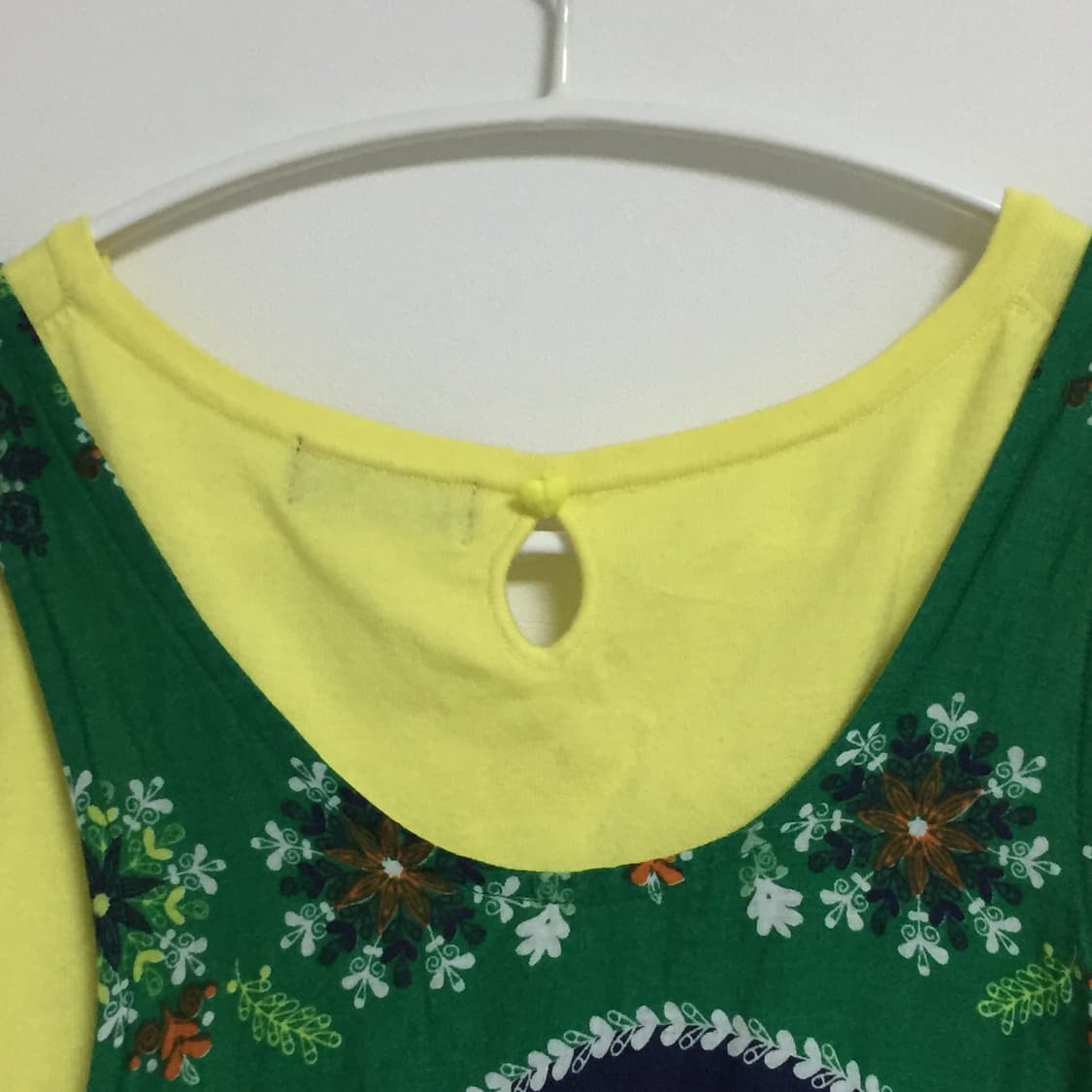 (착용샷O) 2P 빈티지 하구미 슬리브리스 반팔 니트 코디 세트 상품이미지5