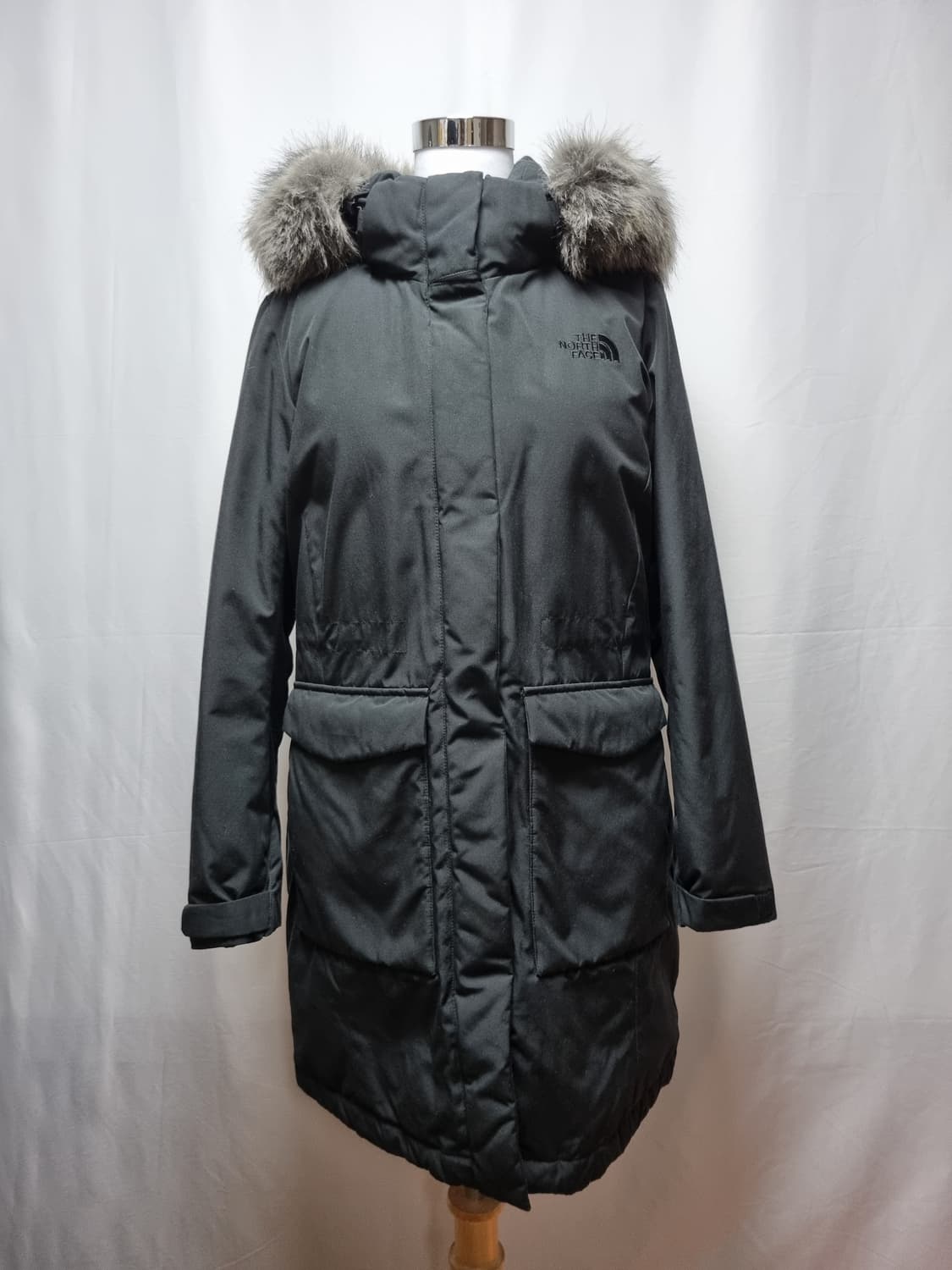 노스페이스 구스다운 후드 롱패딩  상품이미지1