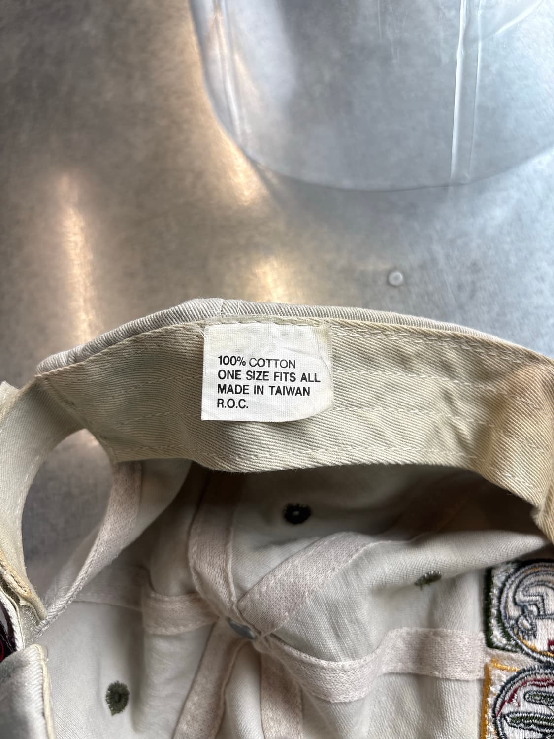 아리조나 투톤 자수 빈티지 캡 상품이미지5