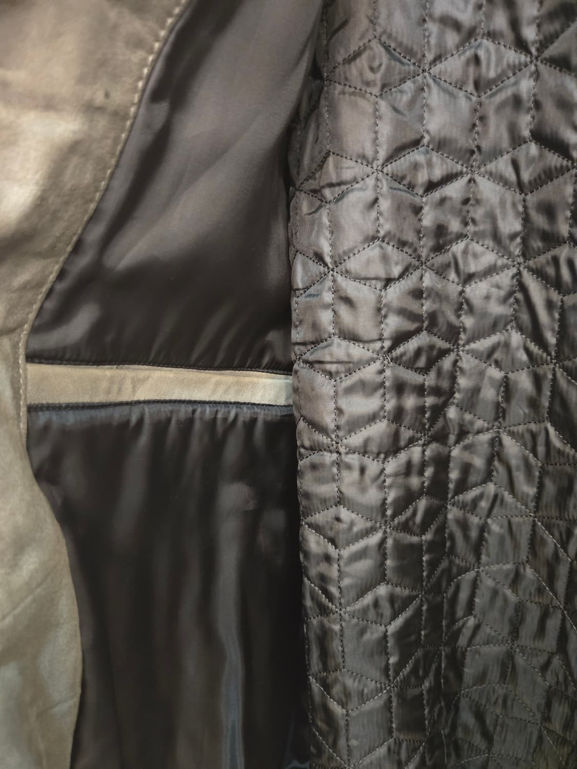 질스튜어트 뉴욕 남성 천연가죽 라이더/블루종 자켓  상품이미지4