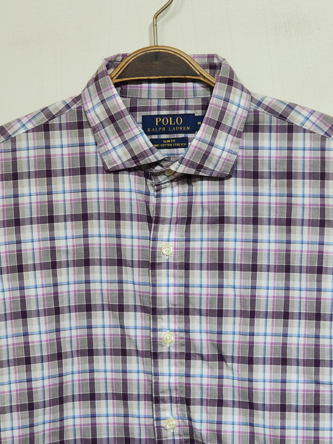 (M) 랄프로렌 폴로 셔츠 체크 남방 캐주얼  상품이미지2