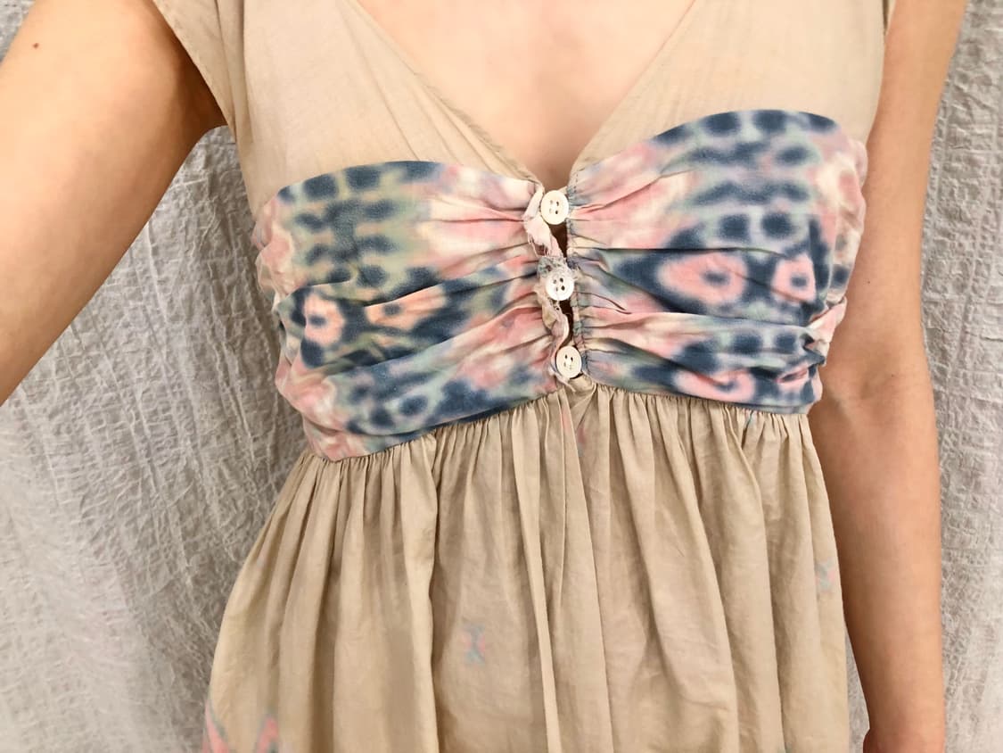 Soft tie-dye empire blouse 상품이미지6