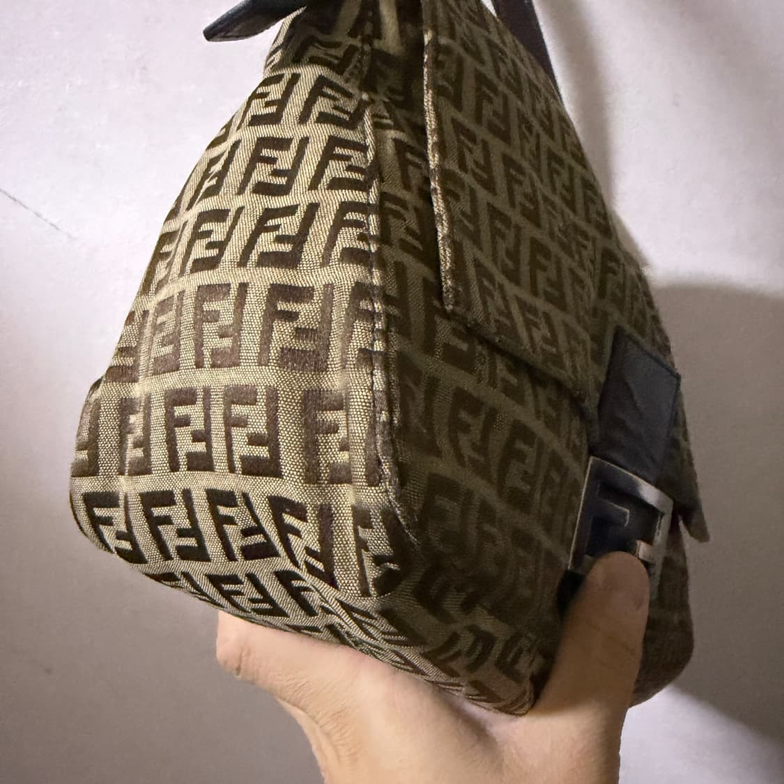 빈티지 펜디 주카패턴 FF 로고 맘마 숄더&토트백 상품이미지3