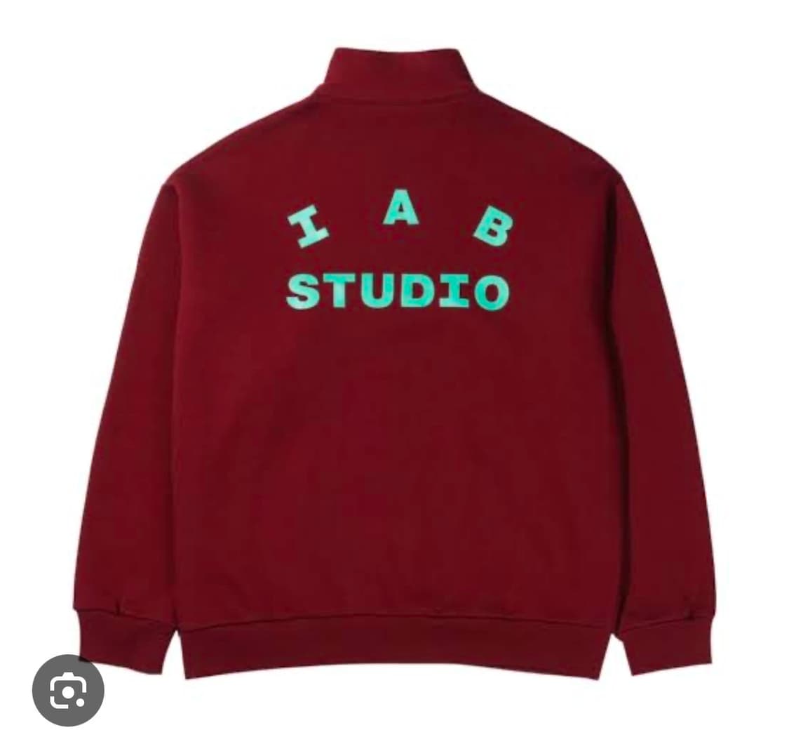 아이앱 스튜디오 하프집업 버건디 L 상품이미지2