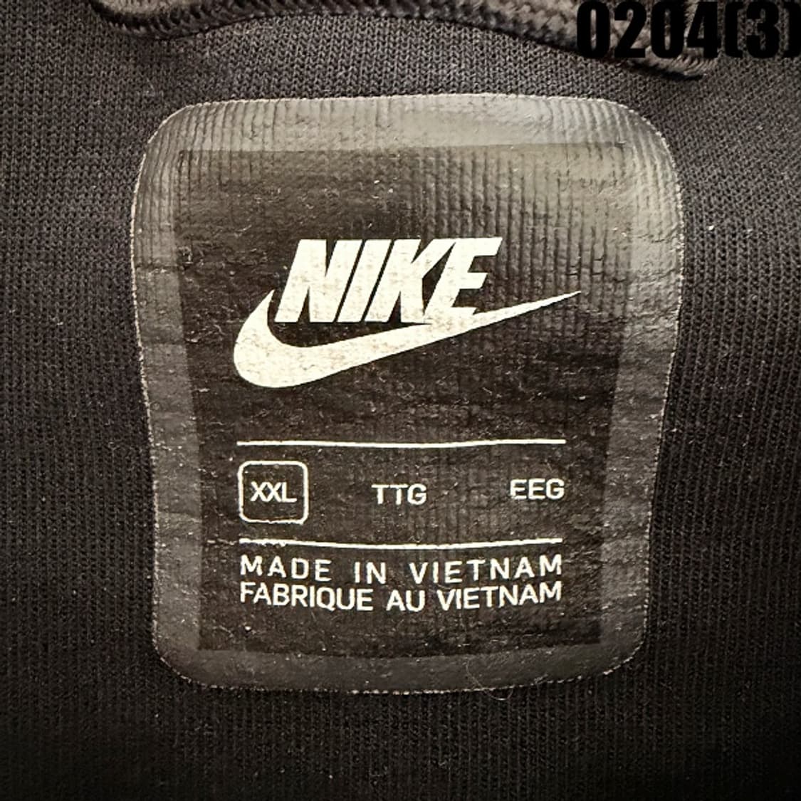 [XXL] 니이키 테크 플리스 크루 탑 블랙 맨투맨 0204(3) 상품이미지2