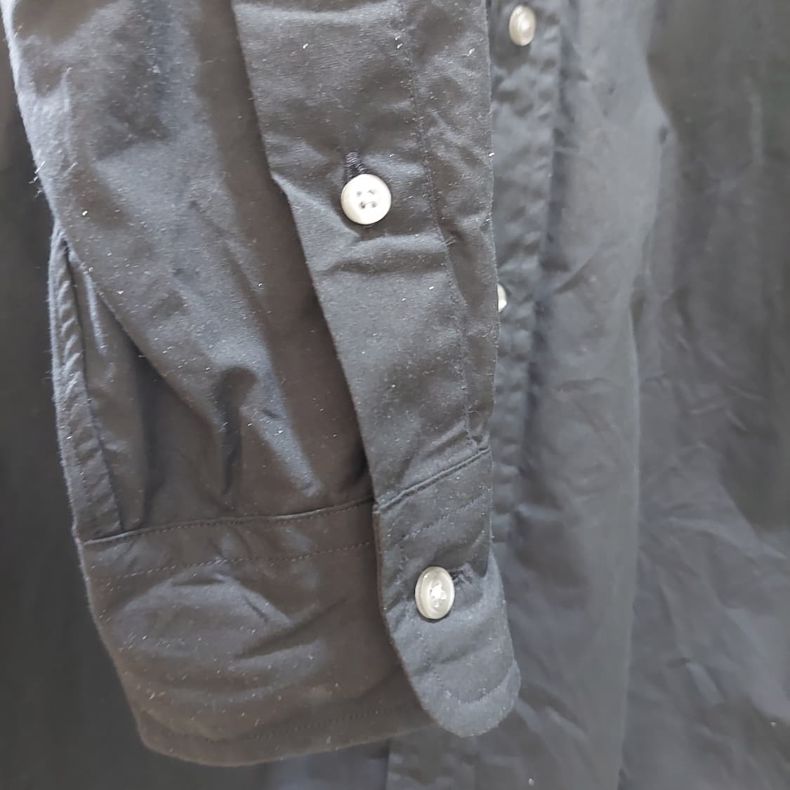 폴로 랄프로렌 슬림핏 포플린 셔츠 블랙 S(95) 상품이미지5