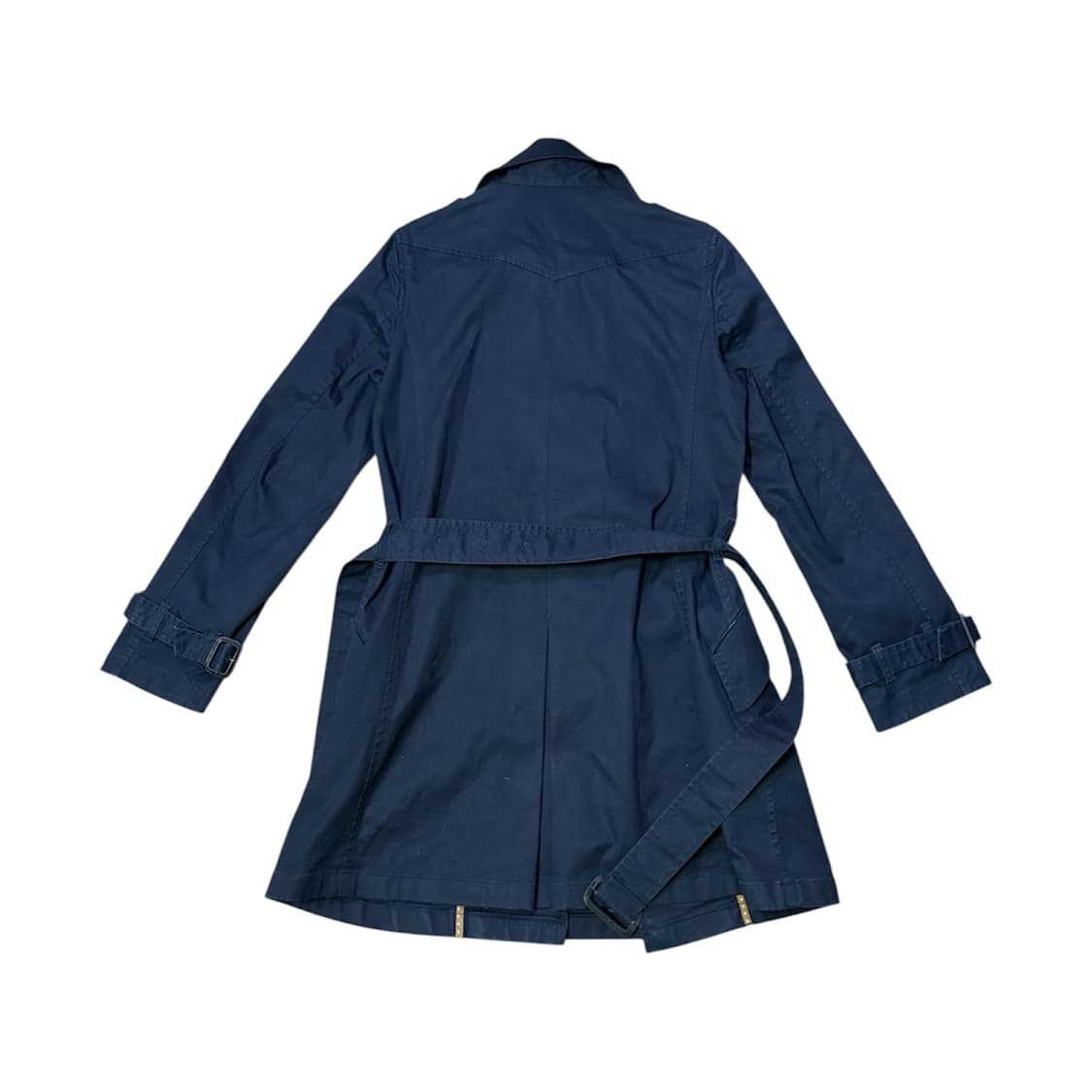 SUNAOKUWAHARA NAVY TRENCH COAT 상품이미지2