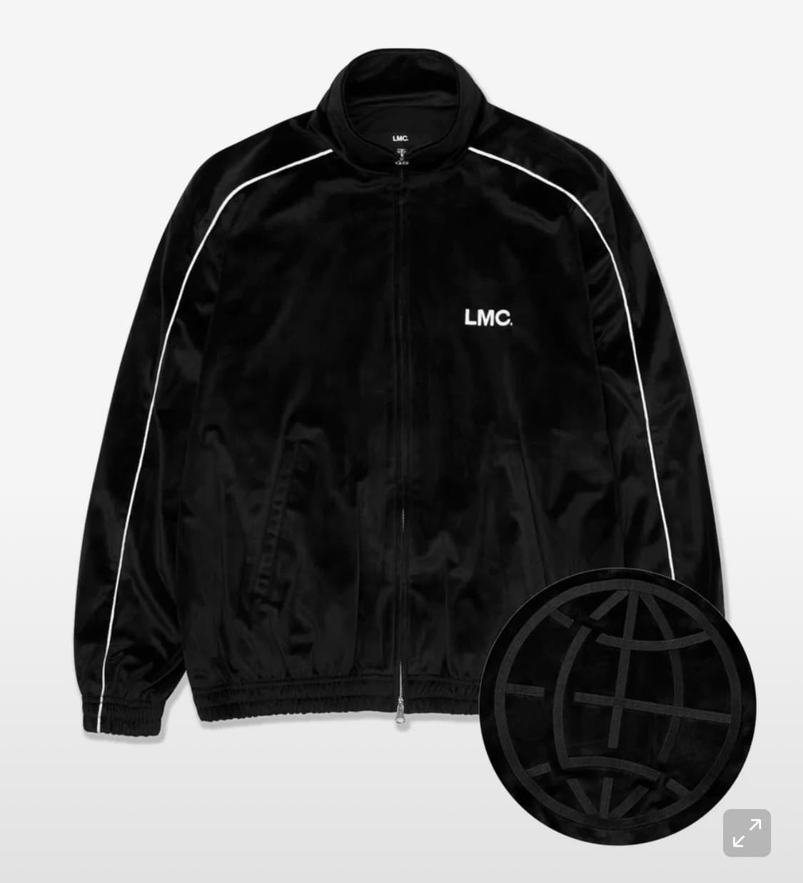 LMC VELOUR TRACK TOP black 벨루어  트랙탑 상품이미지5