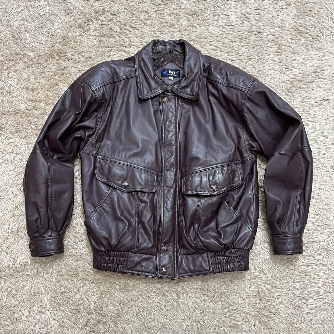 히포 hippo 소가죽 자켓 상품이미지1