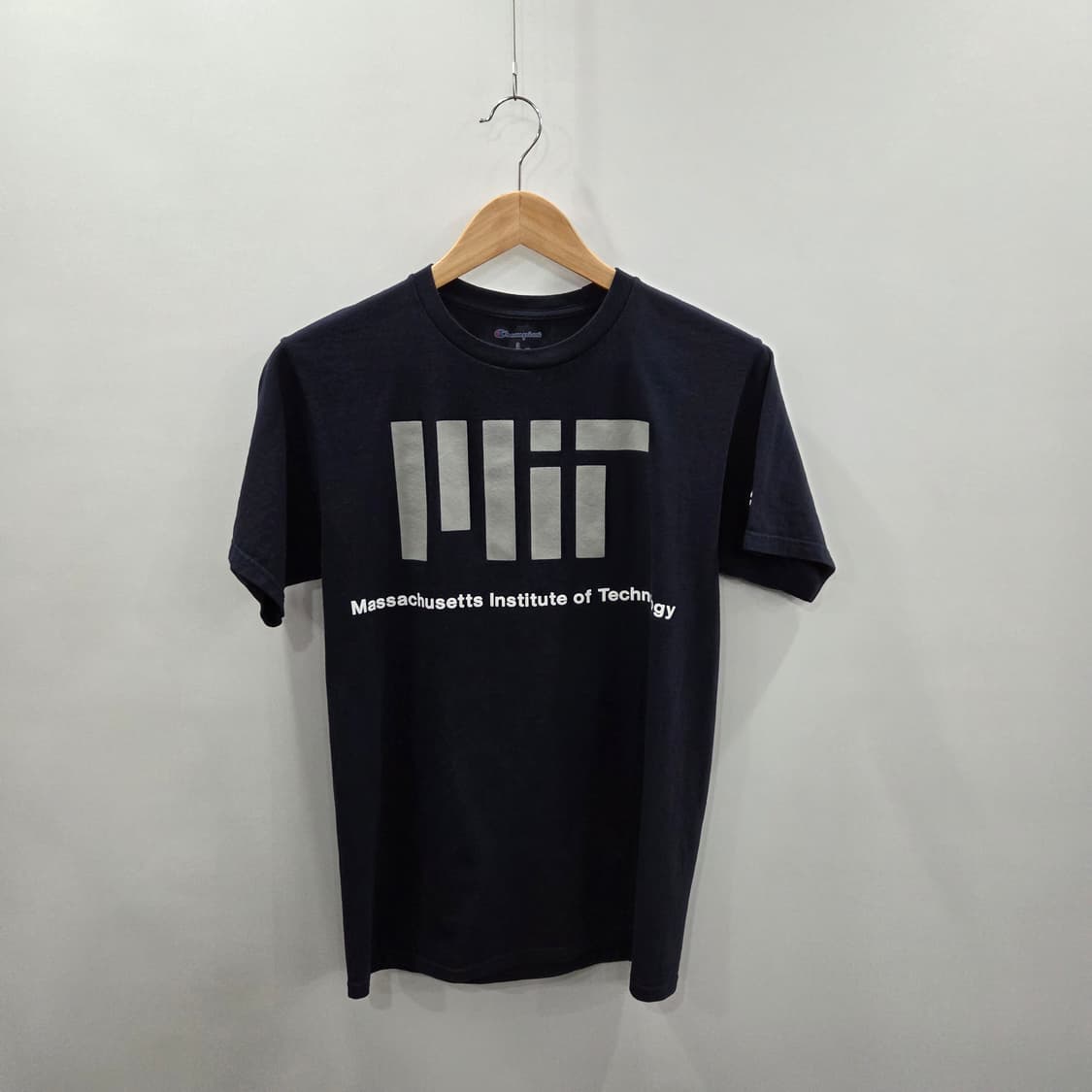 챔피온 프린팅 티셔츠 네이비 S 상품이미지1