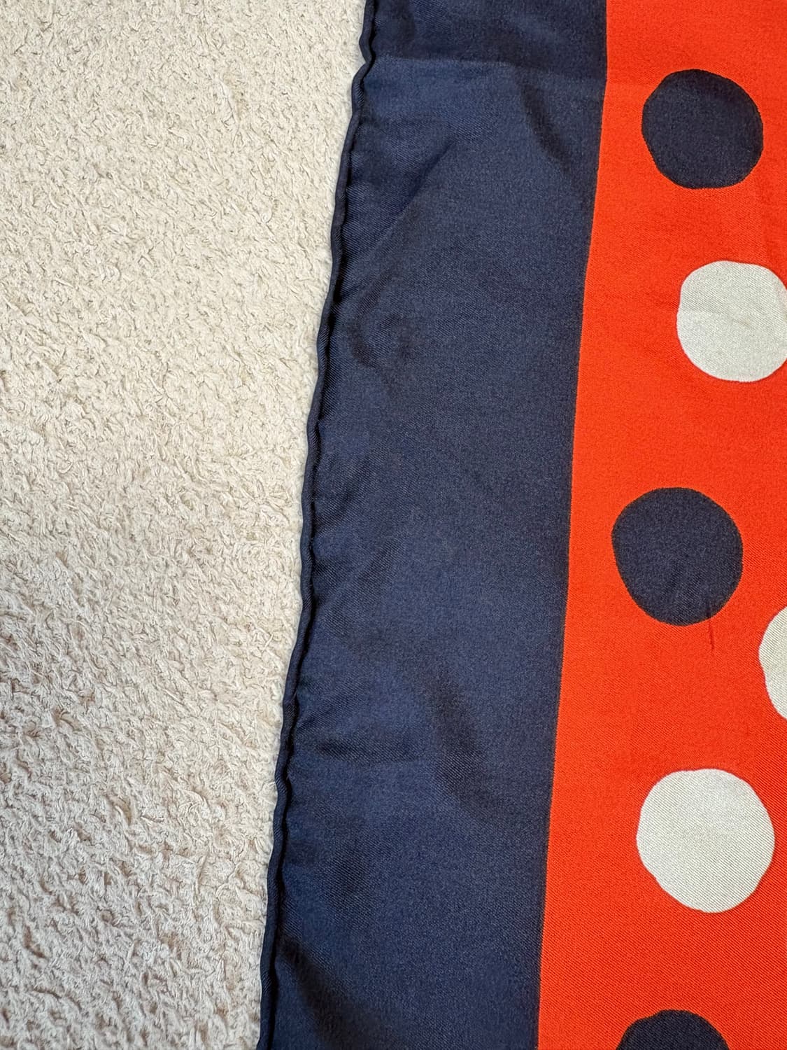 [빈티지] 입생로랑 YSL 도트 실크 포켓스퀘어 / 손수건 상품이미지7