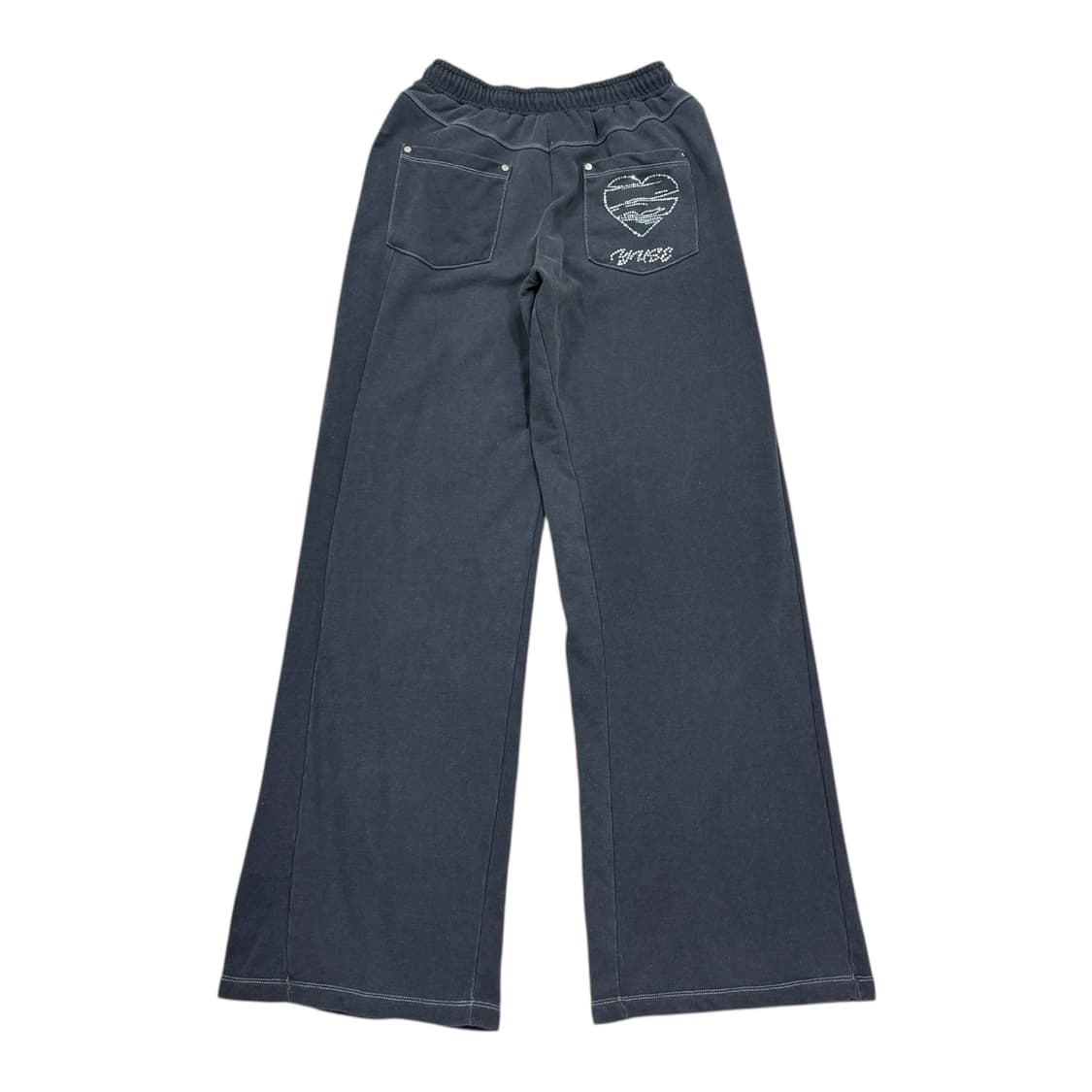 YUSE 유즈 핫 픽스 포인트 와이드 트랙팬츠 바지 상품이미지1