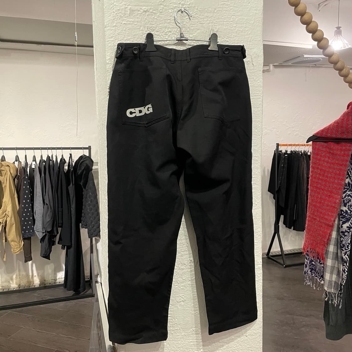 꼼데가르송 축융 폴리에스터 팬츠 상품이미지1