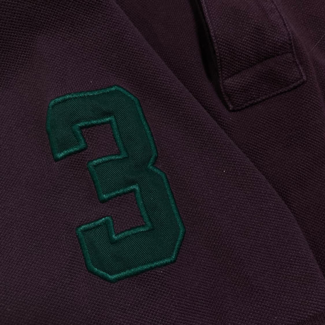 폴로 랄프로렌 빅포니 버건디 카라 반팔티 상품이미지3