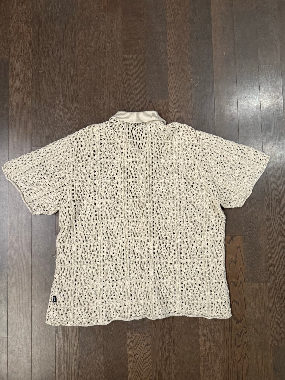 스투시 크로쉐 반팔 셔츠 상품이미지2