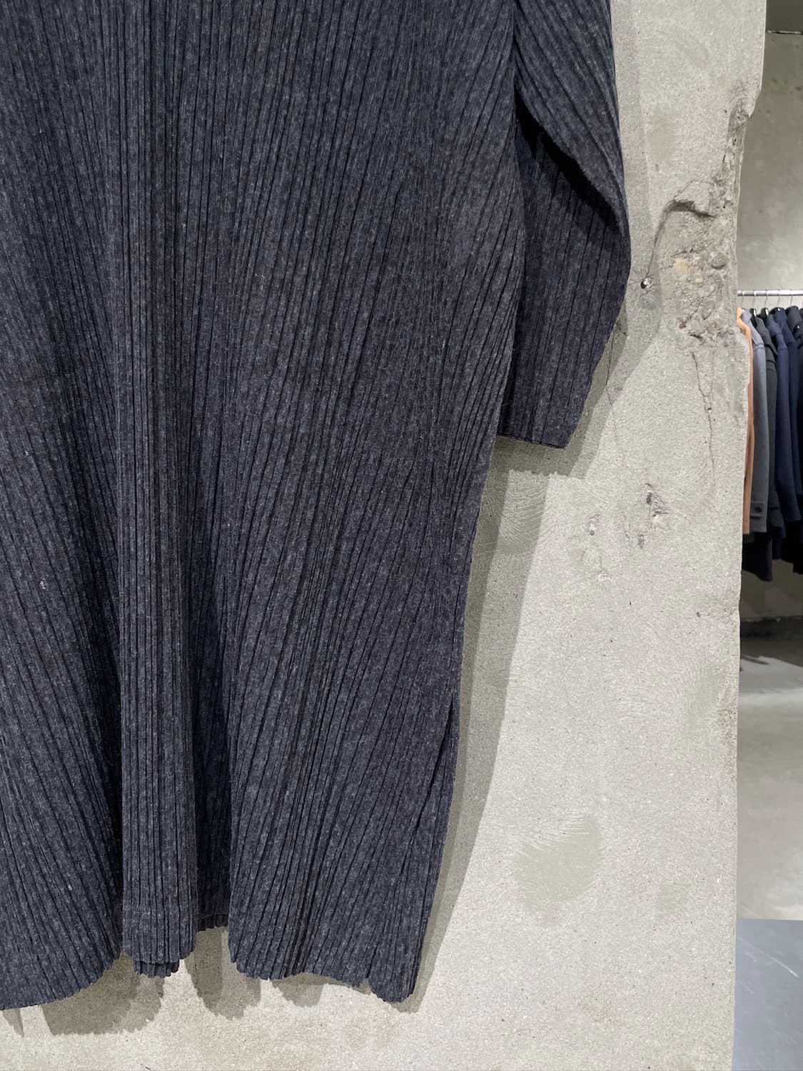 플리츠 플리즈 차콜 탑 원피스 상품이미지5