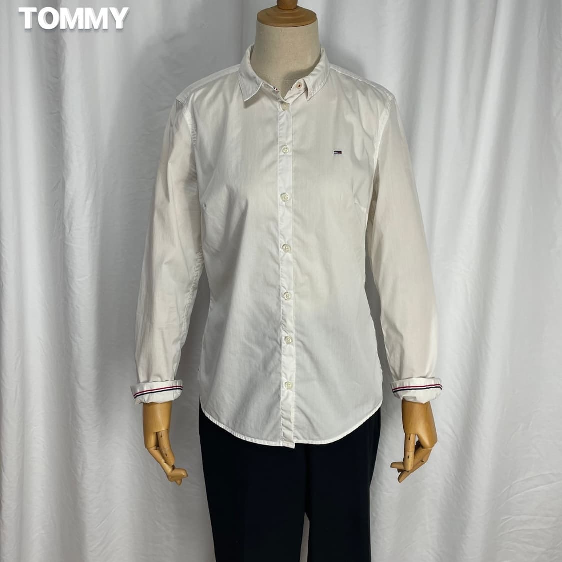 [M] 타미힐피거 화이트셔츠 (새상품급) 상품이미지2