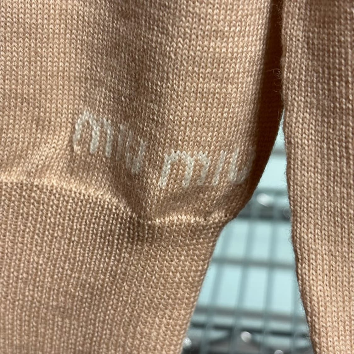 38) 미우미우 miu miu 크리스탈 리본 가디건 상품이미지4