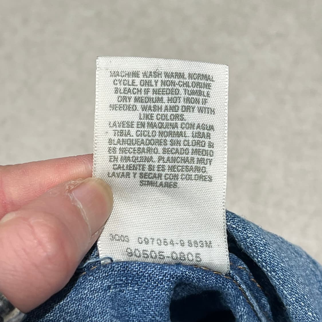 리바이스 데님 하프셔츠 s10590 상품이미지9