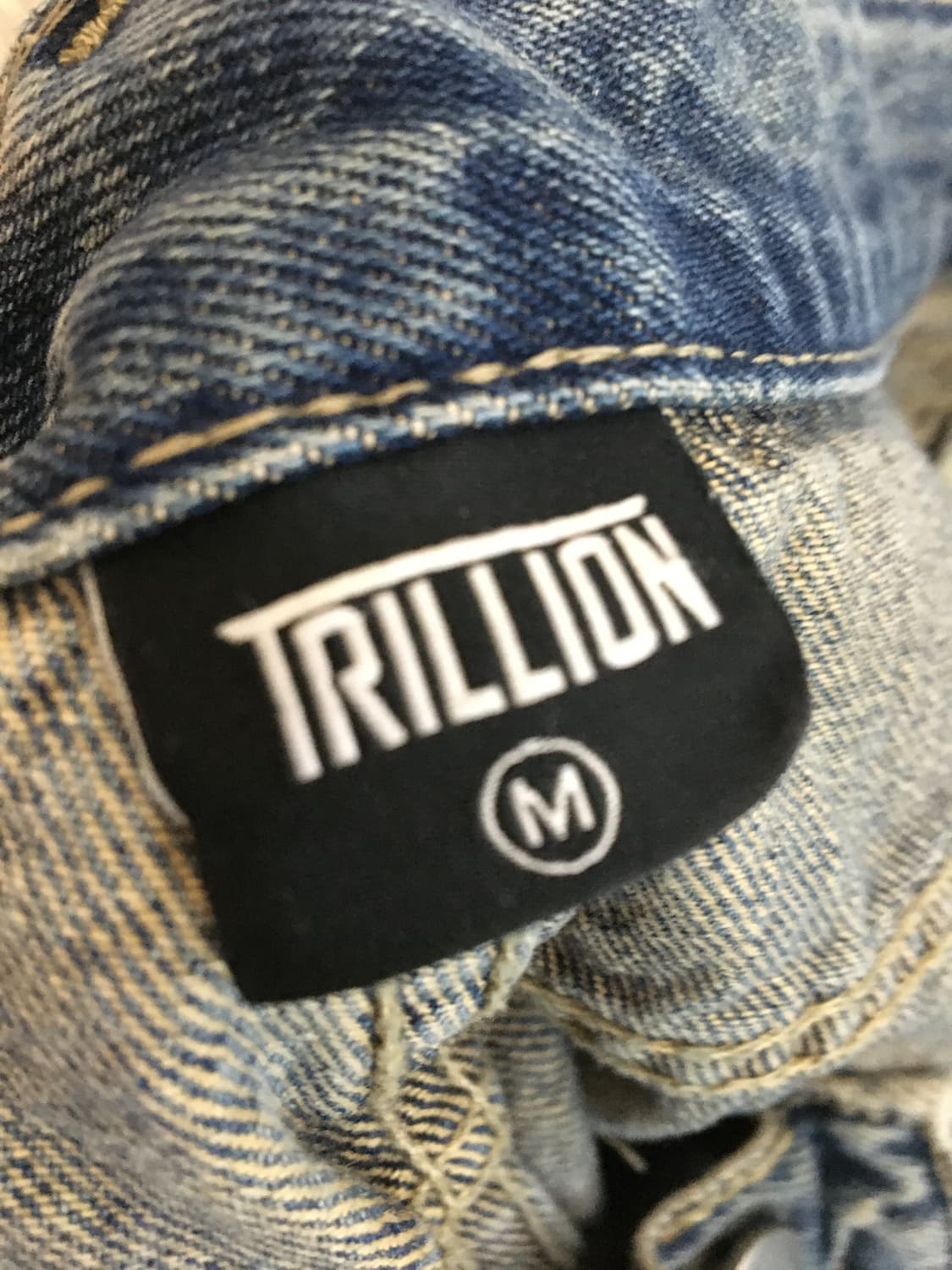 트릴리온 92 그래픽 파라슈트 벌룬핏 데님 팬츠 [샌드 블루] 상품이미지2