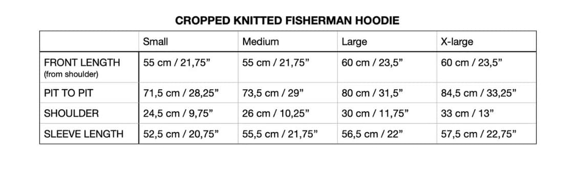 lac demure / 피셔맨 fisherman 니트 후드집업 / M 상품이미지8