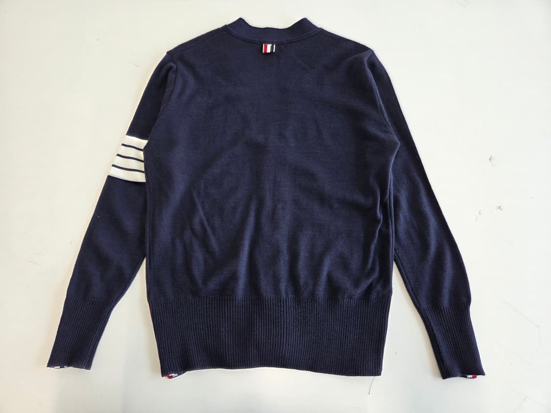 톰브라운 4선 가디건 네이비 3 상품이미지2